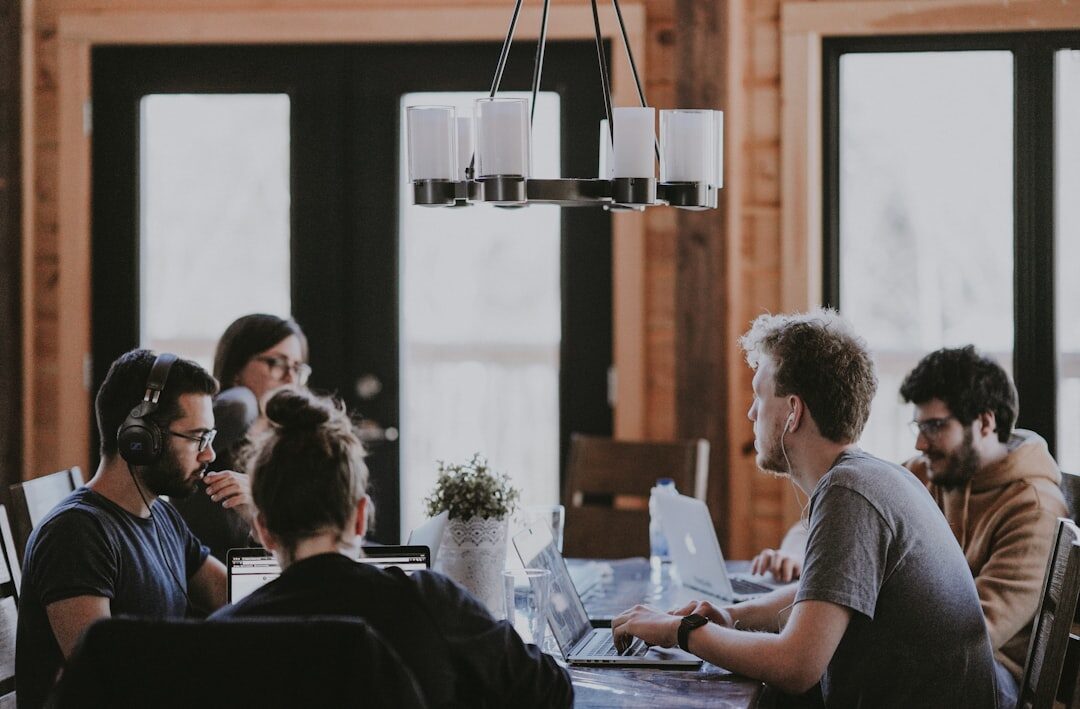 People in a creative meeting or discussion