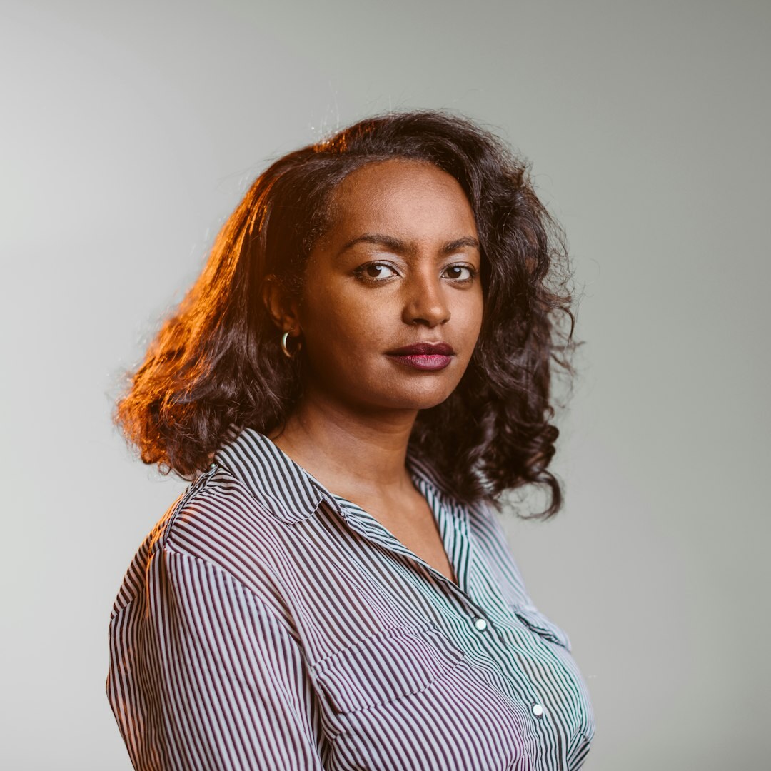 Portrait of a female film producer