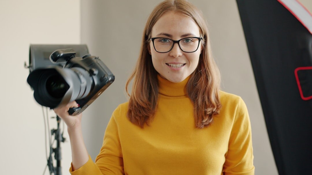 Documentary interview filming in professional studio